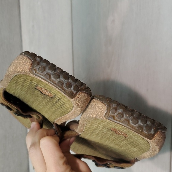 Teva Women 6324 Leather Slide Sandals Flip Flop Flats shoes sz 7 - Picture 5 of 10